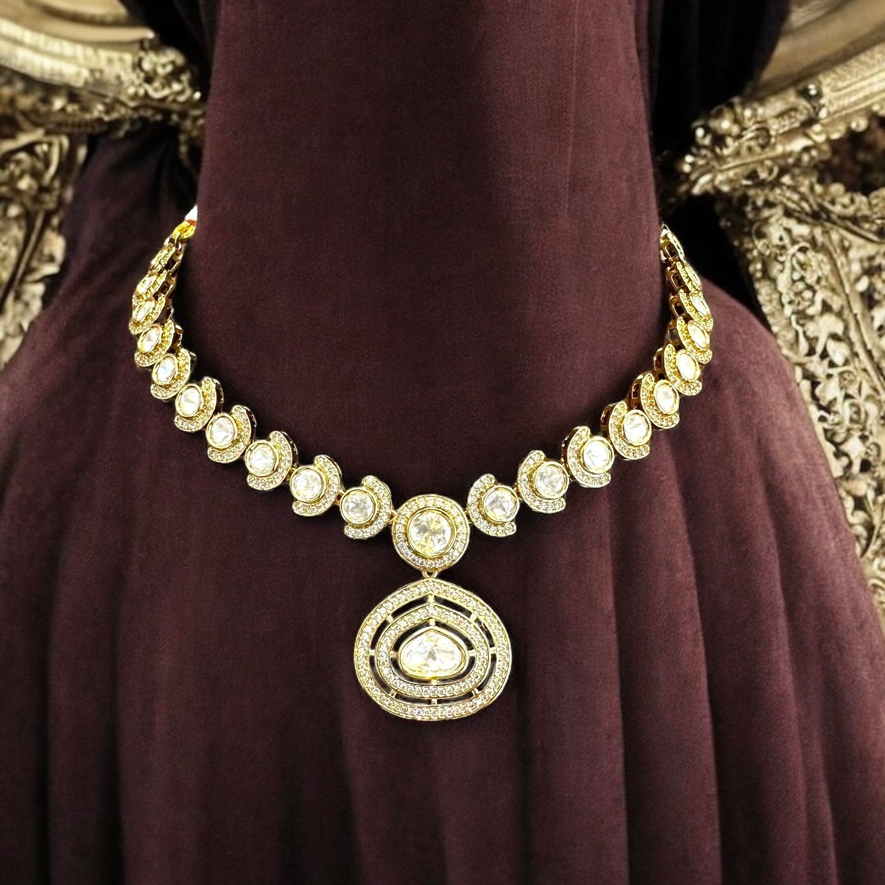 Statement Necklace By Dia Art Jewels