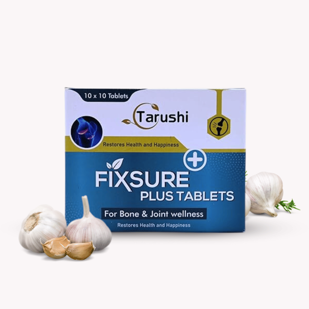 Tarushi Formulations Fixsure Plus Tablets for Bone and Joint Wellness - 10 x 10 Tablets