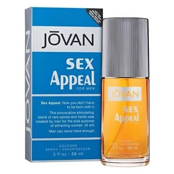 Jovan Sex Appeal Cologne for Men 88ml – Bold, Captivating, and Irresistible Fragrance