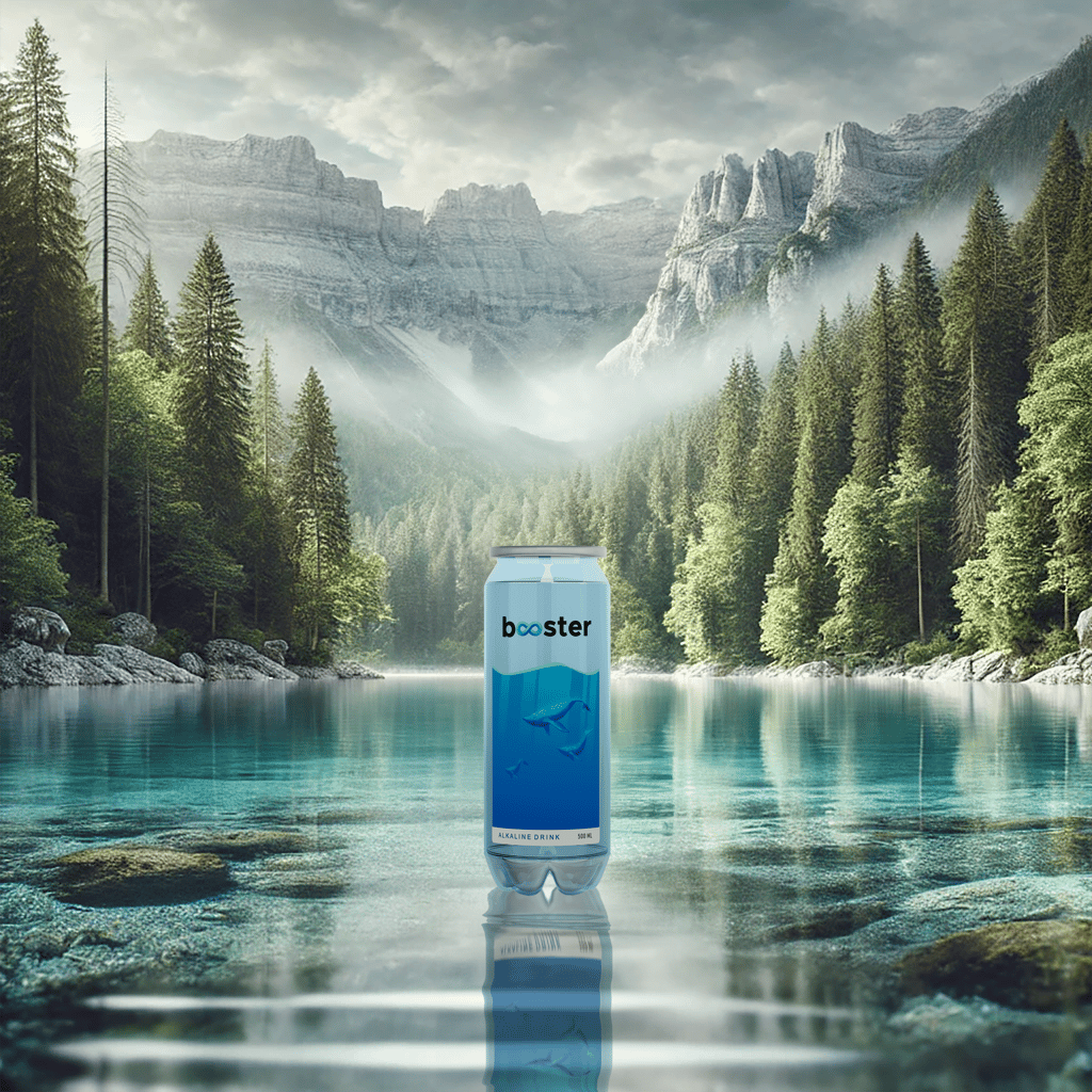 Booster Alkaline Drink, Mineral Rich-Alkaline Water pH 8+,Neutralizes Acidity and Supports For Building Immunity| (Pack Of 12) 500 ML