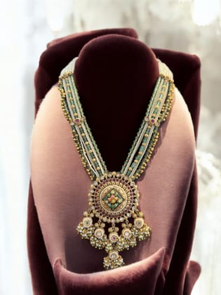 The Royal Dulhan Necklace Set By Dia Art Jewels
