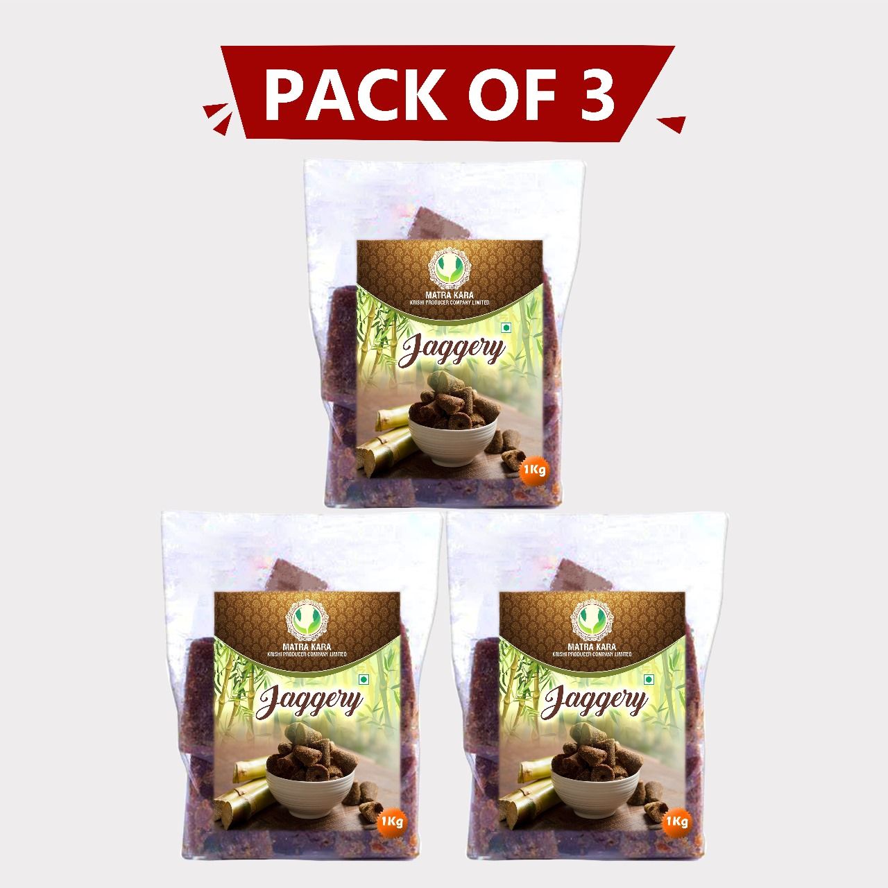 Jaggery (Pack of 3)