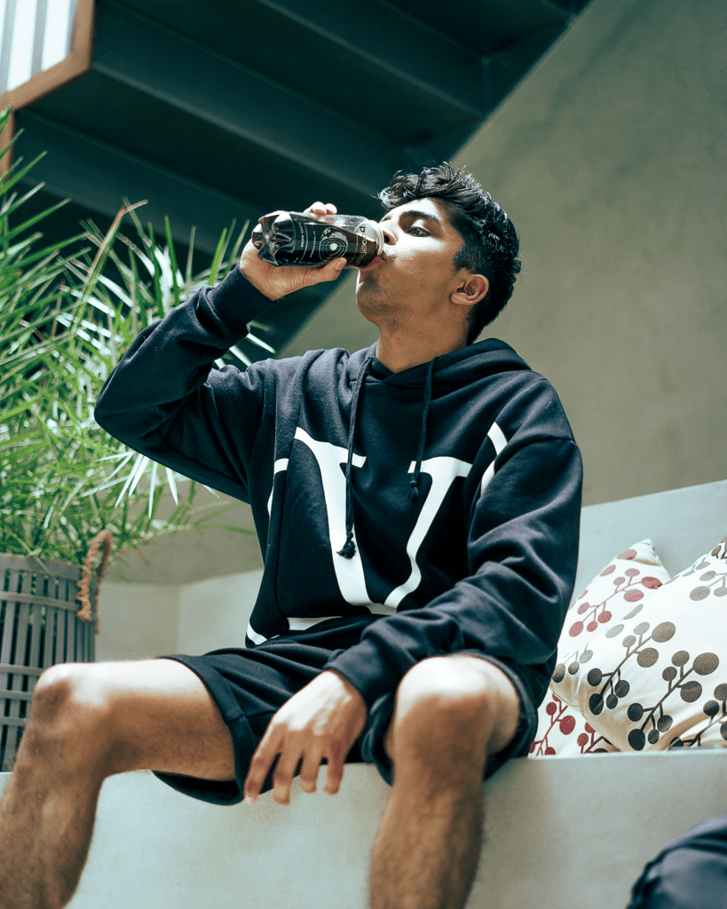 Booster Black Alkaline Drink 500 ml (Pack of 6) - High pH Premium Alkaline Water with Fulvic Minerals for Superior Hydration & Detoxification