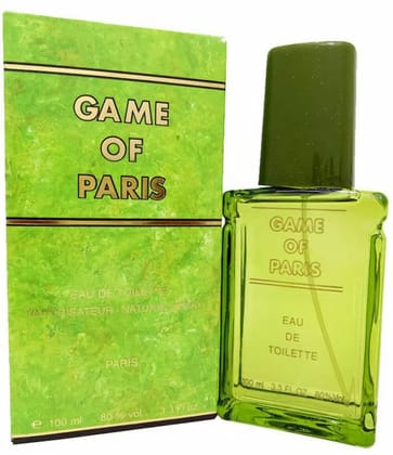 Game of Paris Eau De Toilette 100ml Fresh Woody Fragrance for Men Perfume Branded