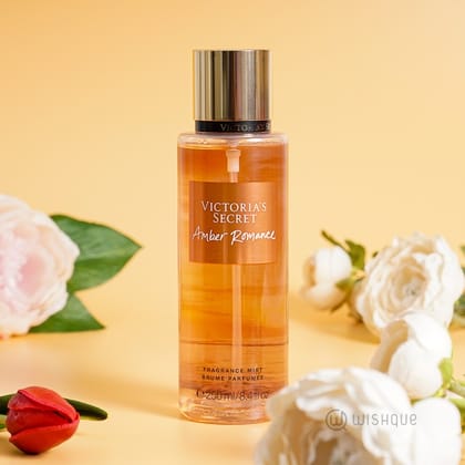 Victoria's Secret Amber Romance for Women – Body Mist 250ml – A Warm and Sensual Fragrance for Everyday Elegance