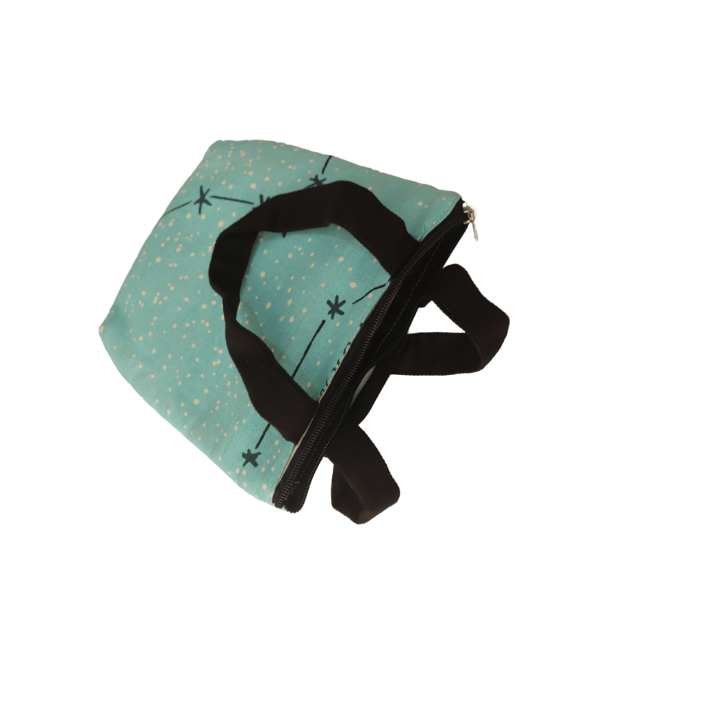 Constellation Print Canvas Tote Bag