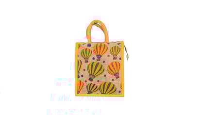 Jute Lunch Bag for Kids - Reusable and Eco-Friendly Tiffin Bag