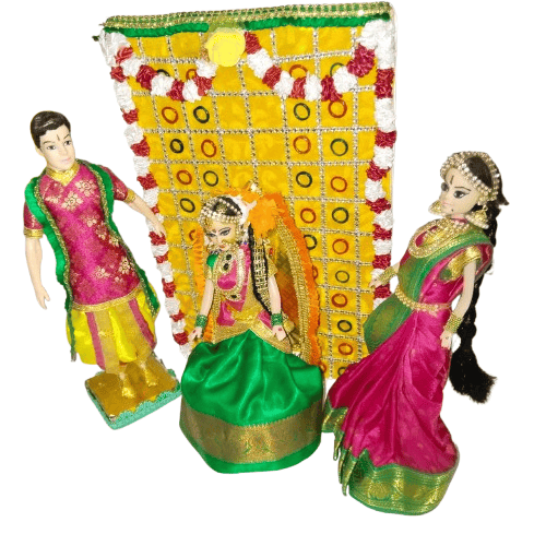 Indian Traditional Couple Dolls for Wedding Theme Decoration