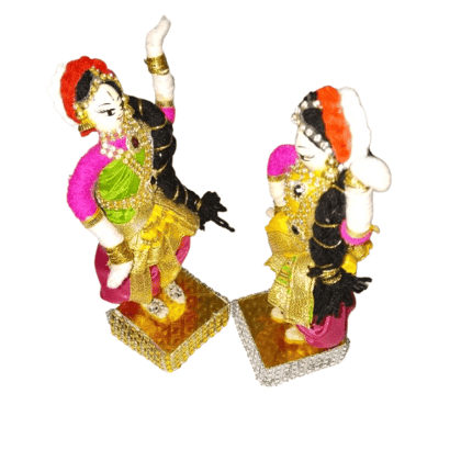 Dancing Dolls in Traditional Indian Costumes