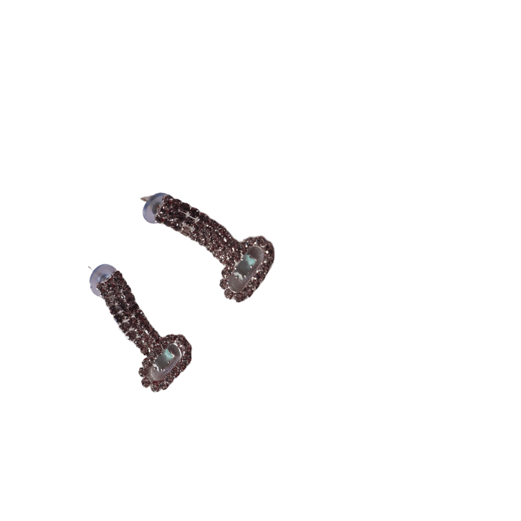 Luxury Rhinestone Crystal Bridal Wedding Necklace Set with Earrings for Women