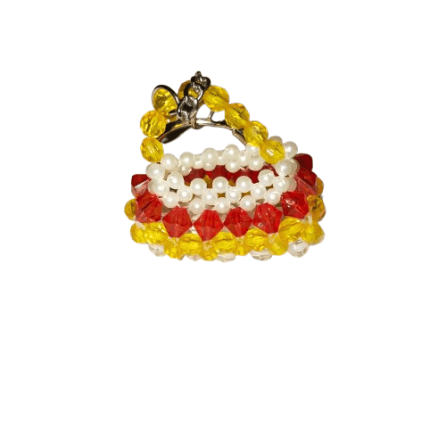 Unique Handmade Beaded Keychain