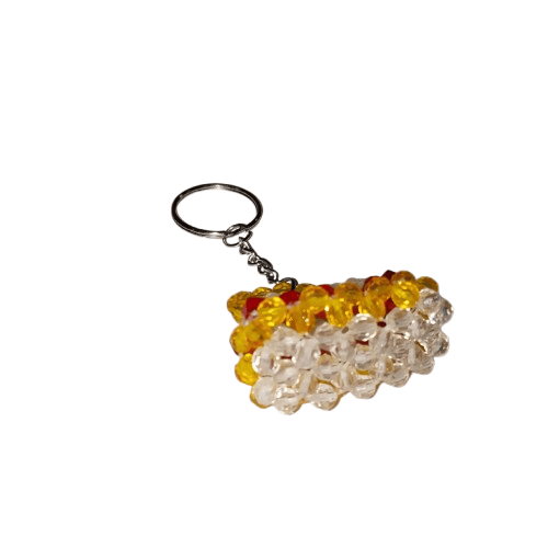 Unique Handmade Beaded Keychain
