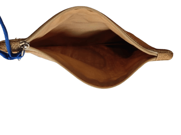 Handmade Greek Evil Eye Jute Clutch