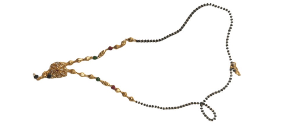 Gold Plated Traditional Indian Mangalsutra Necklace for Women