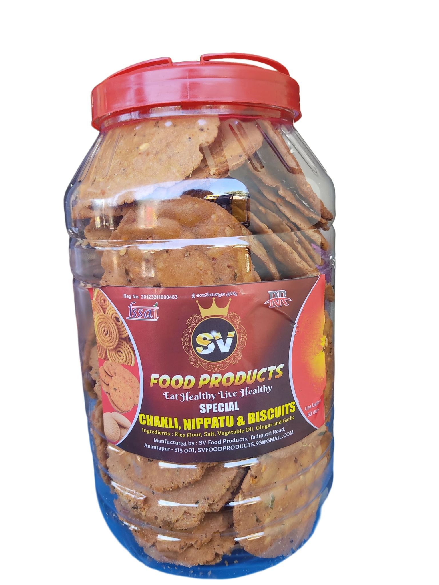 Chakli, Nippatu & Biscuits - Healthy & Tasty Snacks from SV Food Products