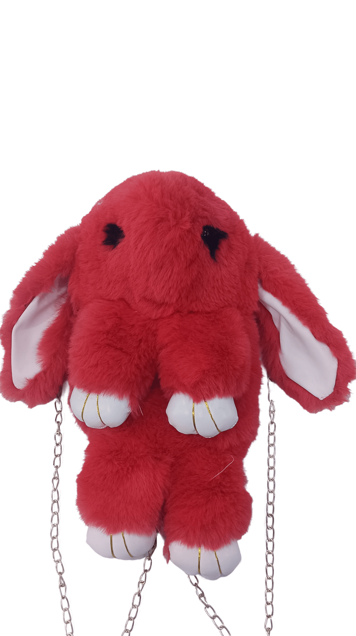 Red Bunny Plush Crossbody Bag