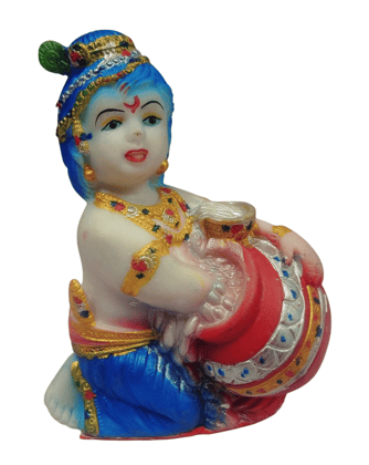 Bal Gopal Marble Statue - For Home and Temple Decor Bal Gopal Marble Statue - For Home and Temple Decor