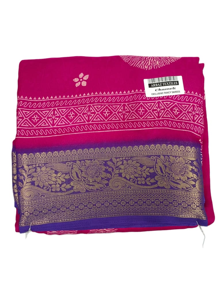 Fancy Saree With Blouse Piece, Saree Fabric - Sarees | Buy online on ZillyBuy