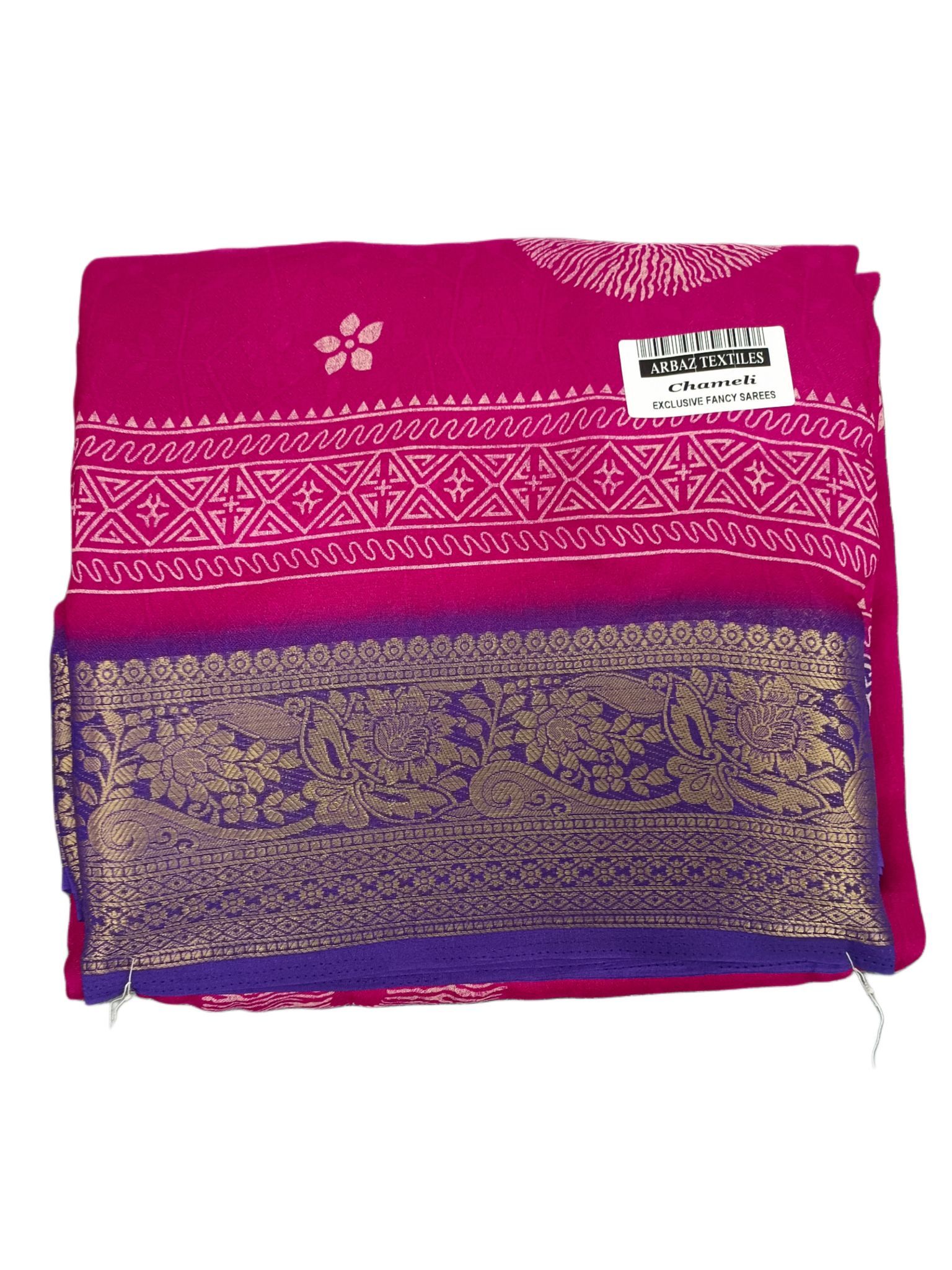 Fancy Saree With Blouse Piece, Saree Fabric