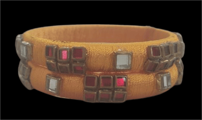 165Traditional Silk Thread Bangle Set for Women 165Traditional Silk Thread Bangle Set for Women