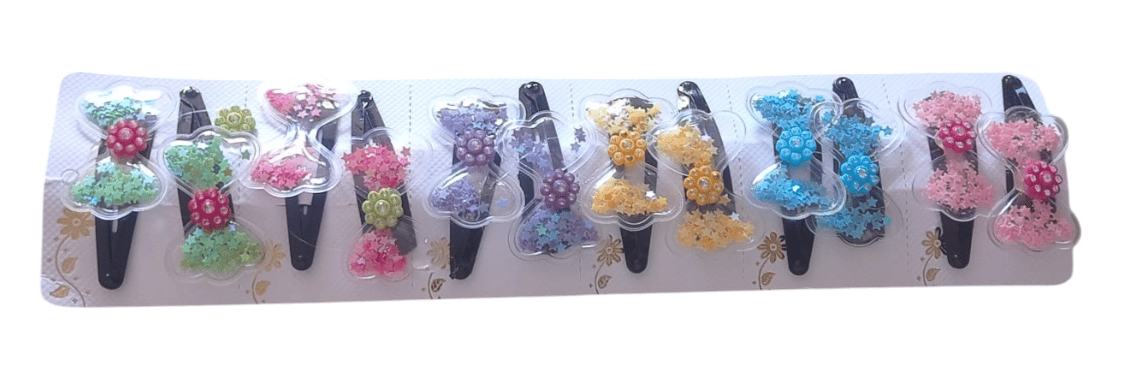 Colorful Hair Bows for Girls - Set of 6