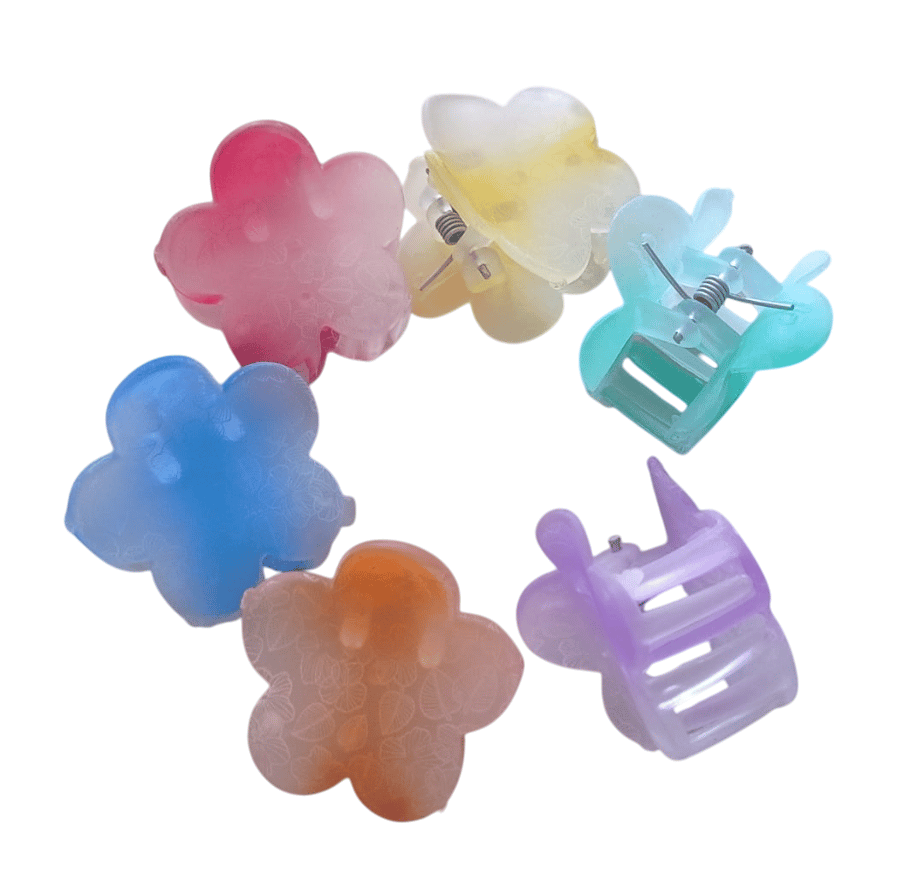 6 Pack Hair Claw Clips - No Slip Strong Hold Hair Accessories for Women and Girls
