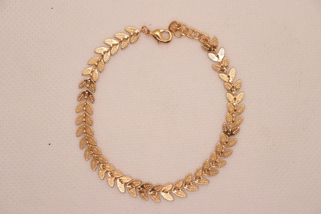 Gold Leaf Bracelet