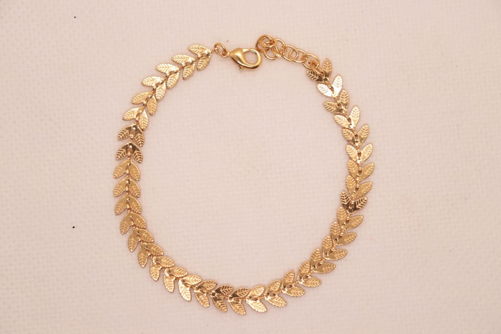Gold Leaf Bracelet