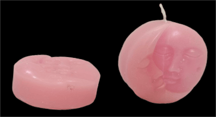 2 Piece Set of Marilyn Monroe Face Votive Candles