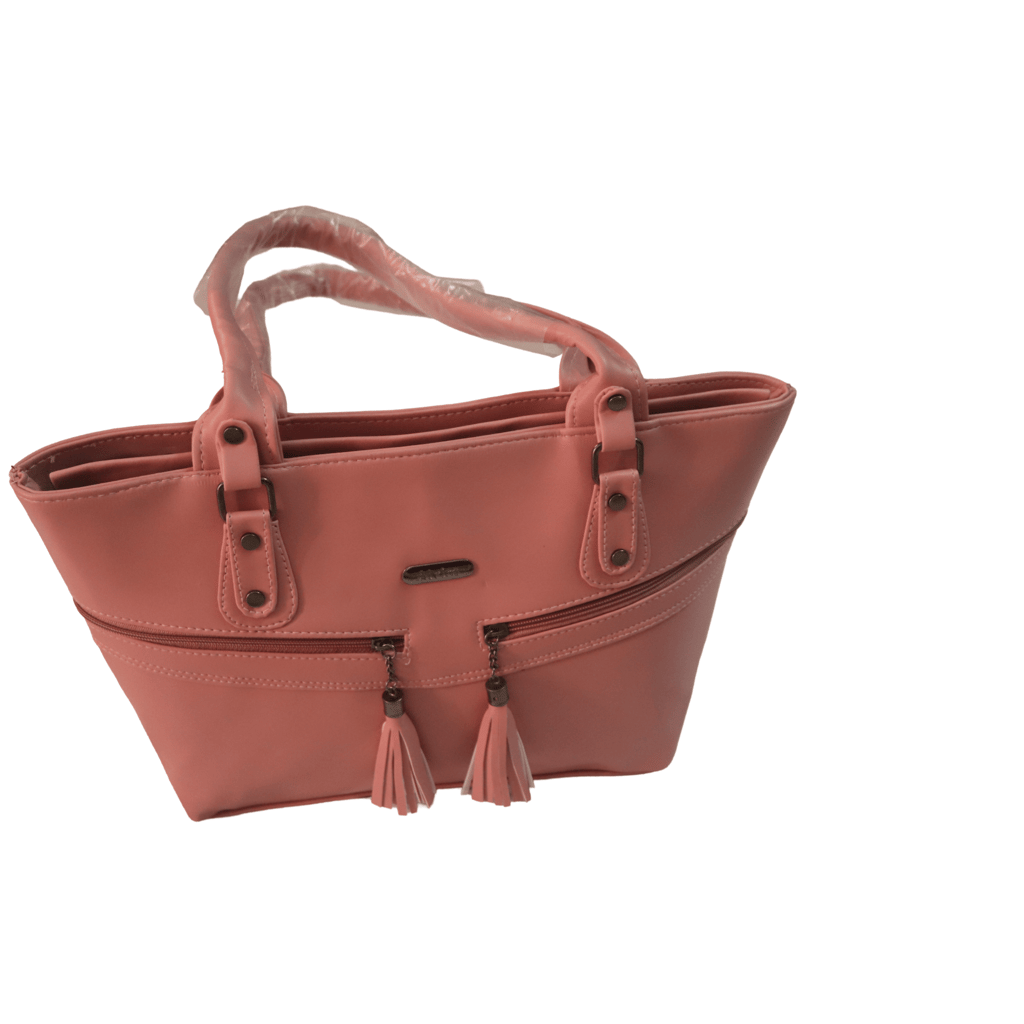 Women's Handbag ALVIRA Tote Bag with Tassels Faux Leather Shoulder Bag Top Handle Satchel Purse