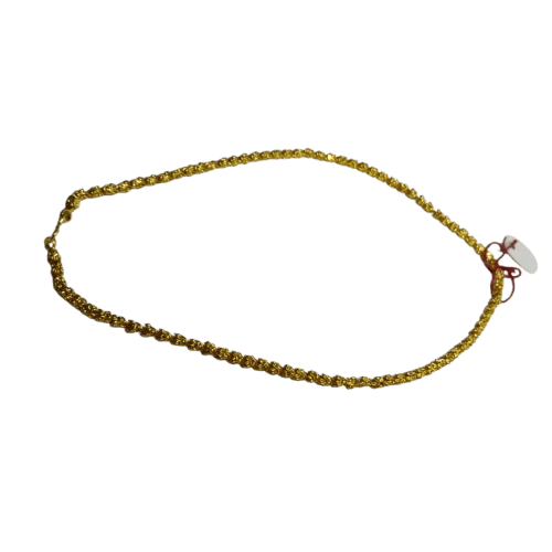 Gold Singapore Chain Necklace for Men and Women - 20 Inches