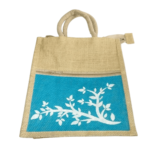 Jute Bag with Tree Design