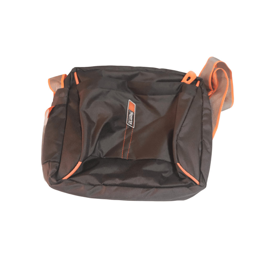 Unisex Black Polyester Casual Shoulder Sling Bag