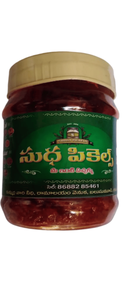 *Sudha GARLIC  Pickles - Authentic Indian Pickles Made with Fresh Ingredients**