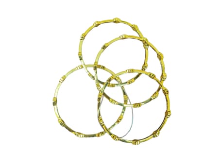 Gold Plated Traditional Indian Bangle Set for Women Gold Plated Traditional Indian Bangle Set for Women