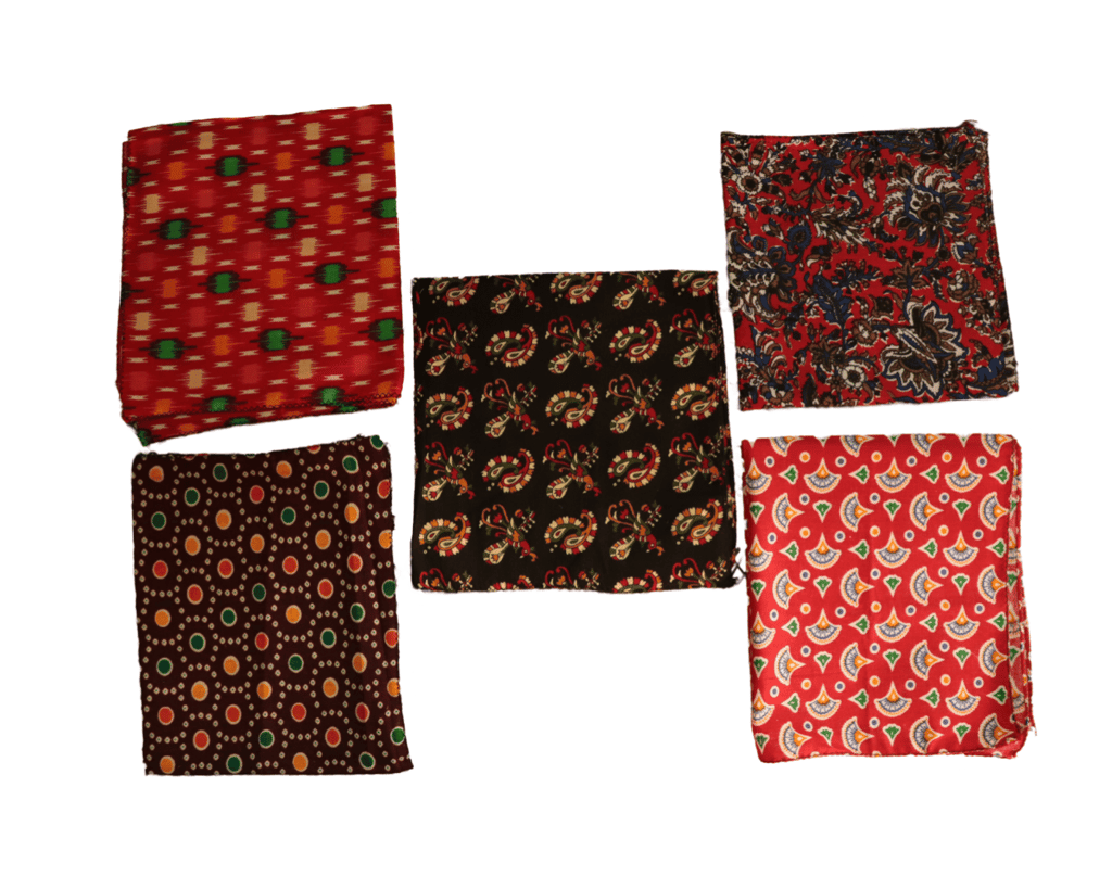 Set of 5 Handloom Cotton Fabric Swatch for Sewing, Quilting, Crafting, 100% Cotton Fabric, Ethnic Fabric, Indian Fabric, Batik Fabric, African Fabric, Ankara Fabric - Dupattas & Shawls | Buy online on ZillyBuy
