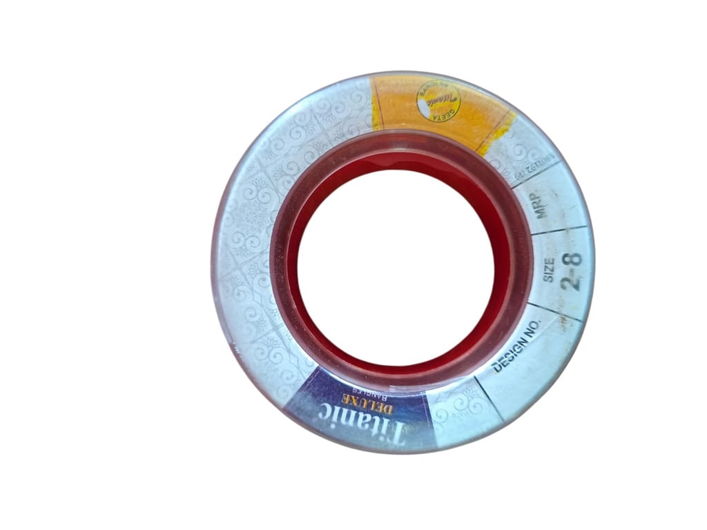 Gold Plated Bangles With Green and Red Stone Set of 4 Size 2-8