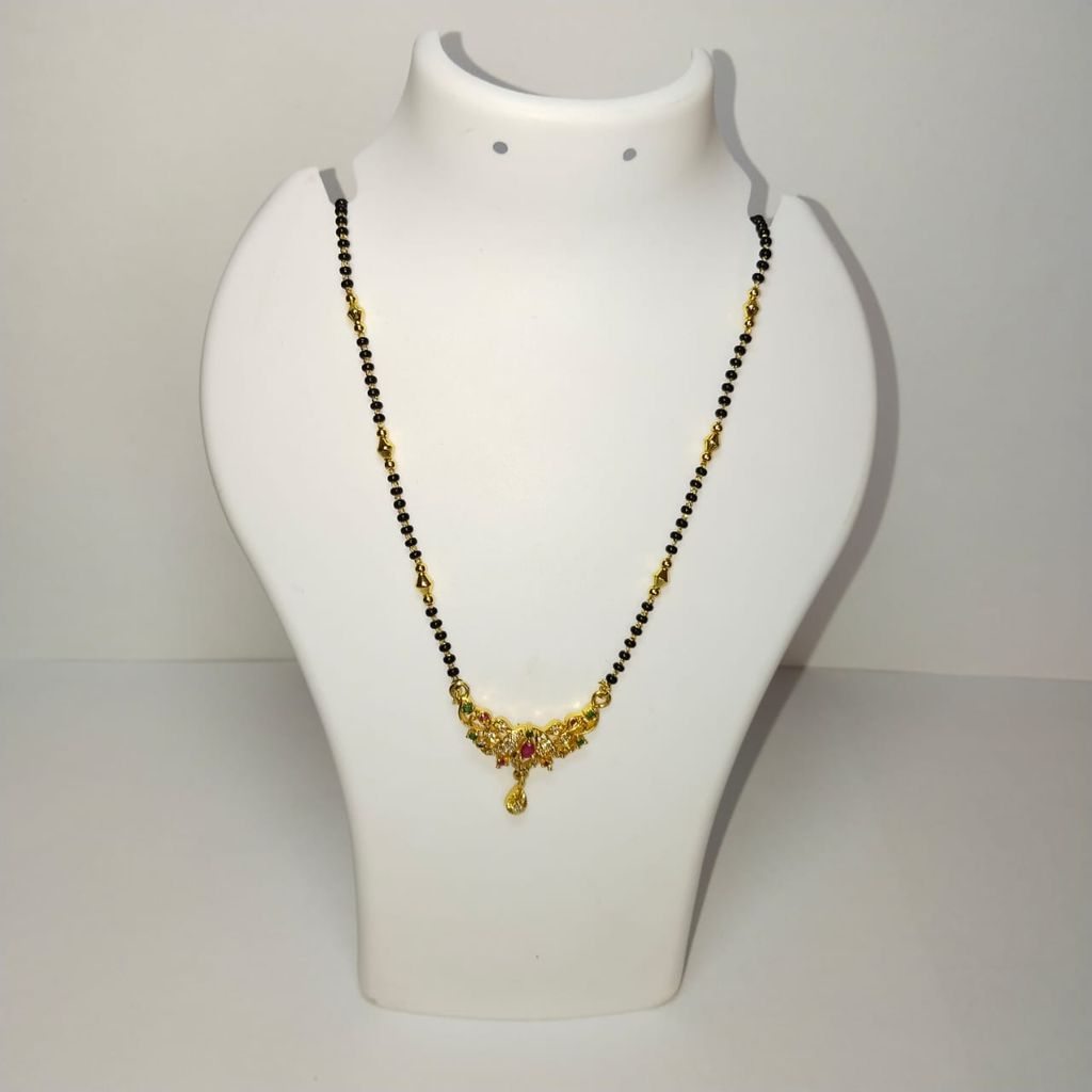 Mangalsutra Tanmaniya with Black Beads