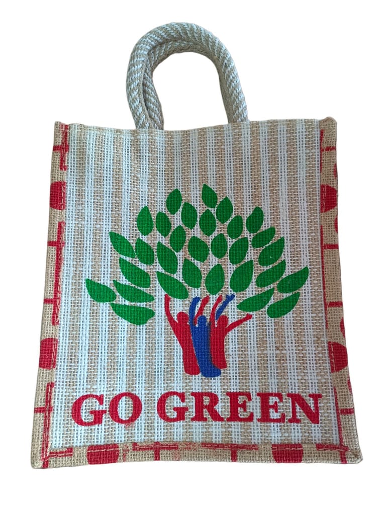 Go Green Jute Carry Bag - Handbags | Buy online on ZillyBuy
