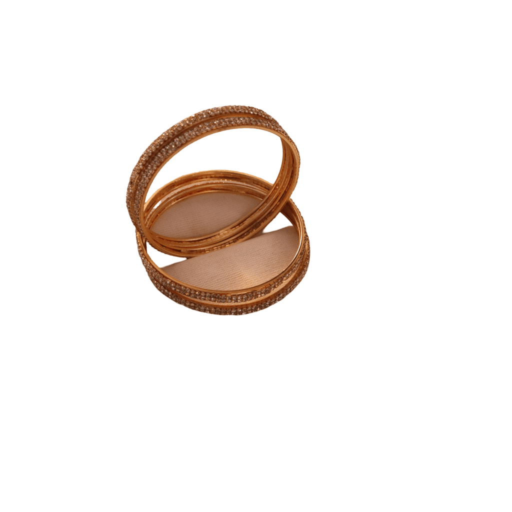 Gold Plated Cubic Zirconia Bangles for Women