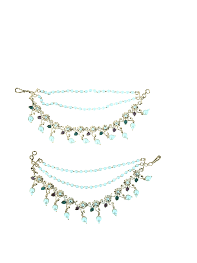 Pearl and Kundan Bahubali Earring for Women - Earrings | Buy online on ZillyBuy