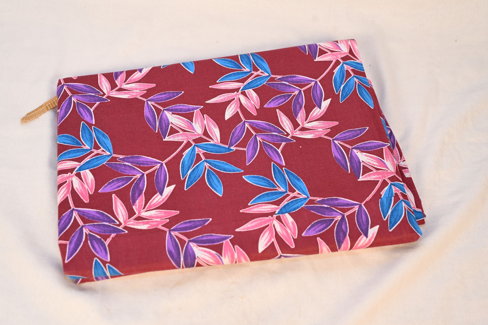 100% Cotton Sateen Fabric with a Beautiful Floral Print