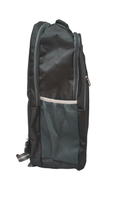 Safari Laptop Backpack for Men and Women - 15.6 Inch Laptop Backpack with 3 Compartments, 2 Side Pockets, and 1 Front Pocket - Black Safari Laptop Backpack for Men and Women - 15.6 Inch Laptop Backpack with 3 Compartments, 2 Side Pockets, and 1 Front Pocket - Black