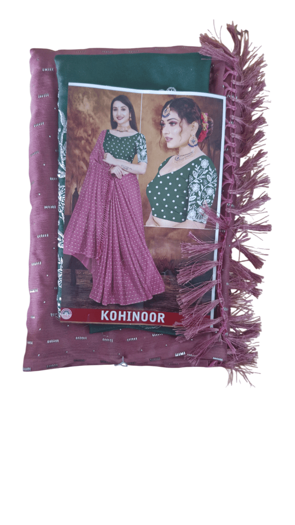 Georgette Saree With Blouse Piece | Latest Bollywood Designer Saree Collection | Indian Ethnic Wear | Sari For Women | 5.5 Meter with combined blouse - Sarees | Buy online on ZillyBuy