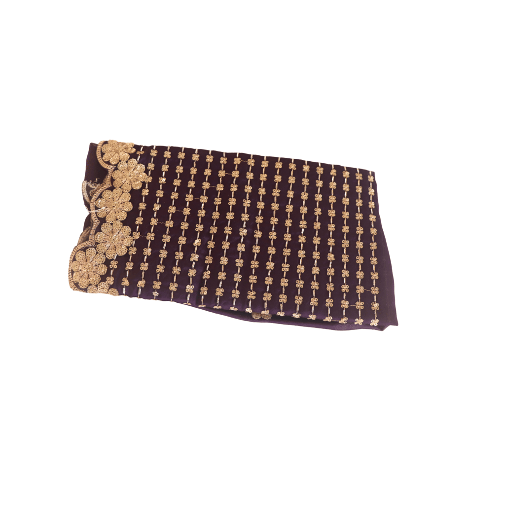 Georgette Saree With Heavy Embroidery Work Blouse