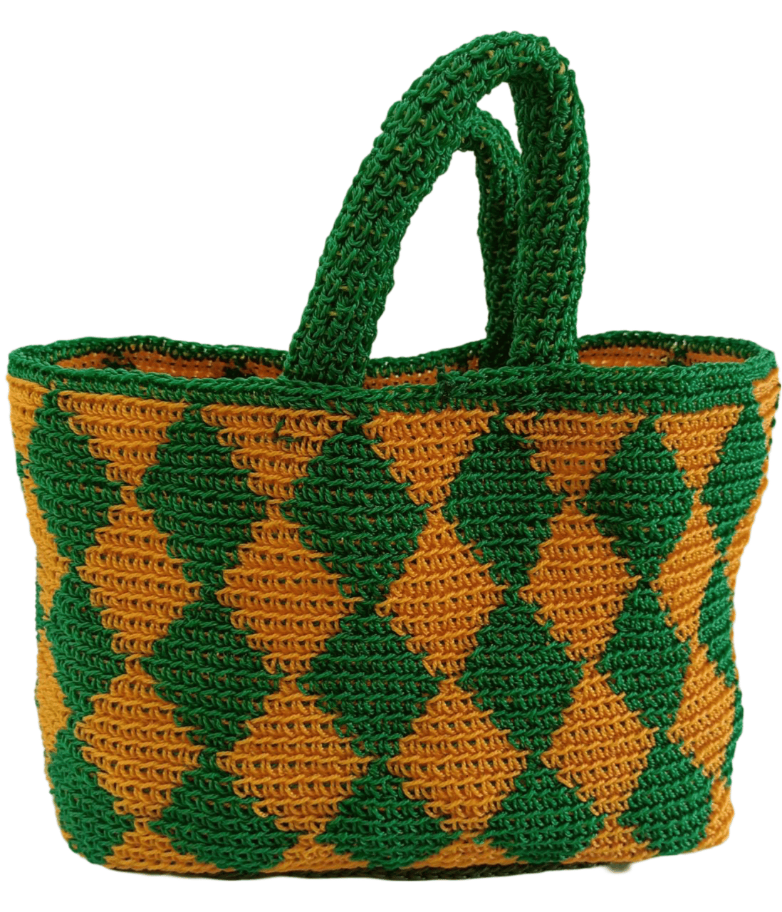 Handmade Crochet Market Tote Bag**