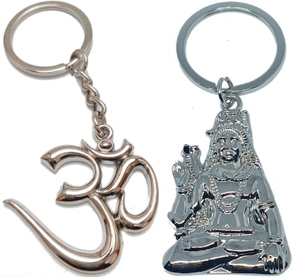 Mahakaal Metal Lord Shiva Keychain KD COLLECTIONS Lord Shiva