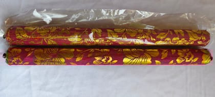 Beeruva Bangles Stand pair of red and gold floral print