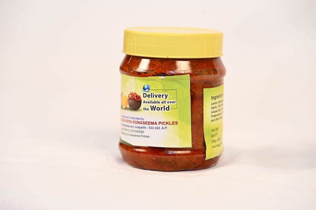 Homemade Andhra Style Spicy Lemon Pickle