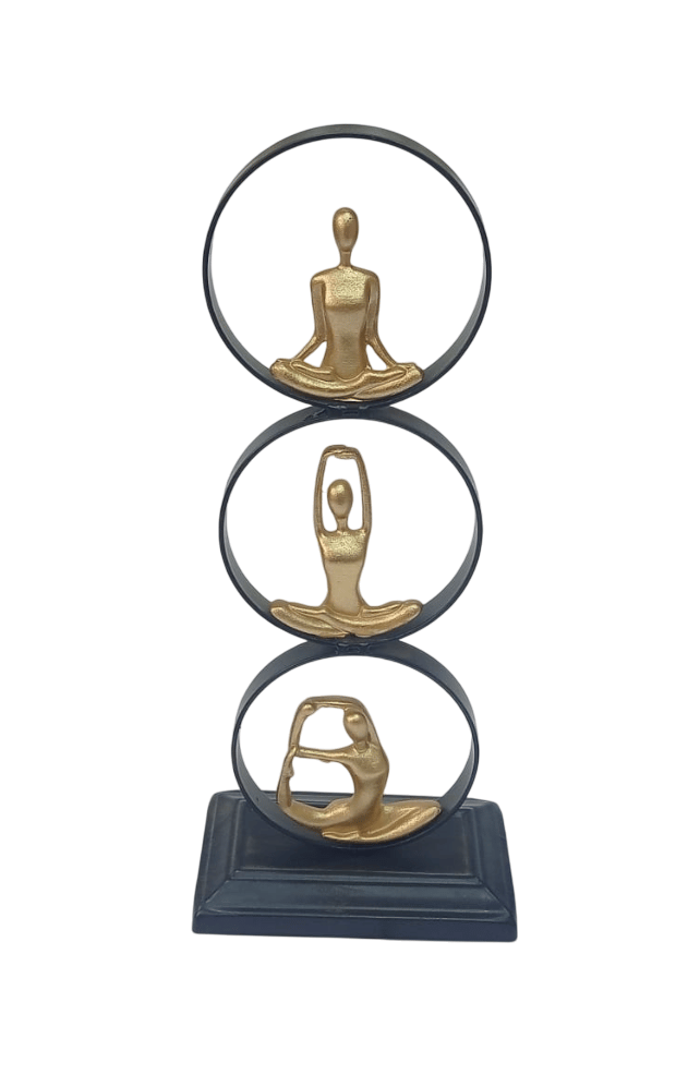 Yoga Poses Sculptures | Home Decor | Yoga Lover Gift" - Sports and Fitness Equipment | Buy online on ZillyBuy